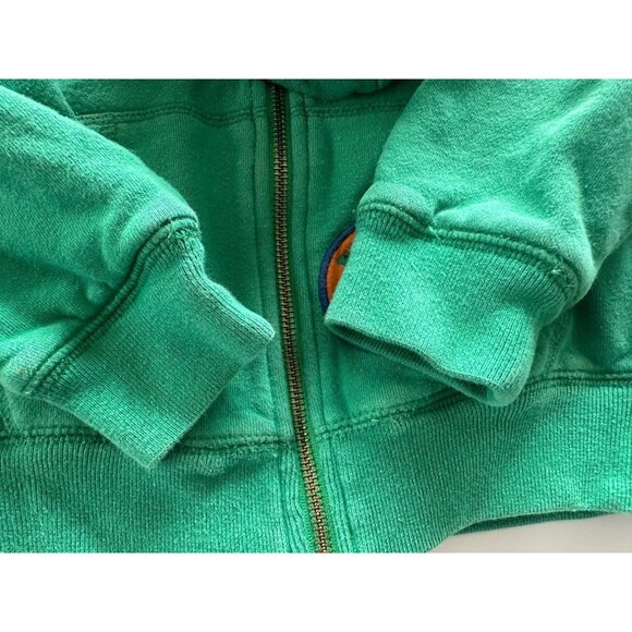 Mini Boden Boys 4-5Y Green Sherpa Lined Zip Up Outdoor Nature Hoodie - Picture 7 of 11